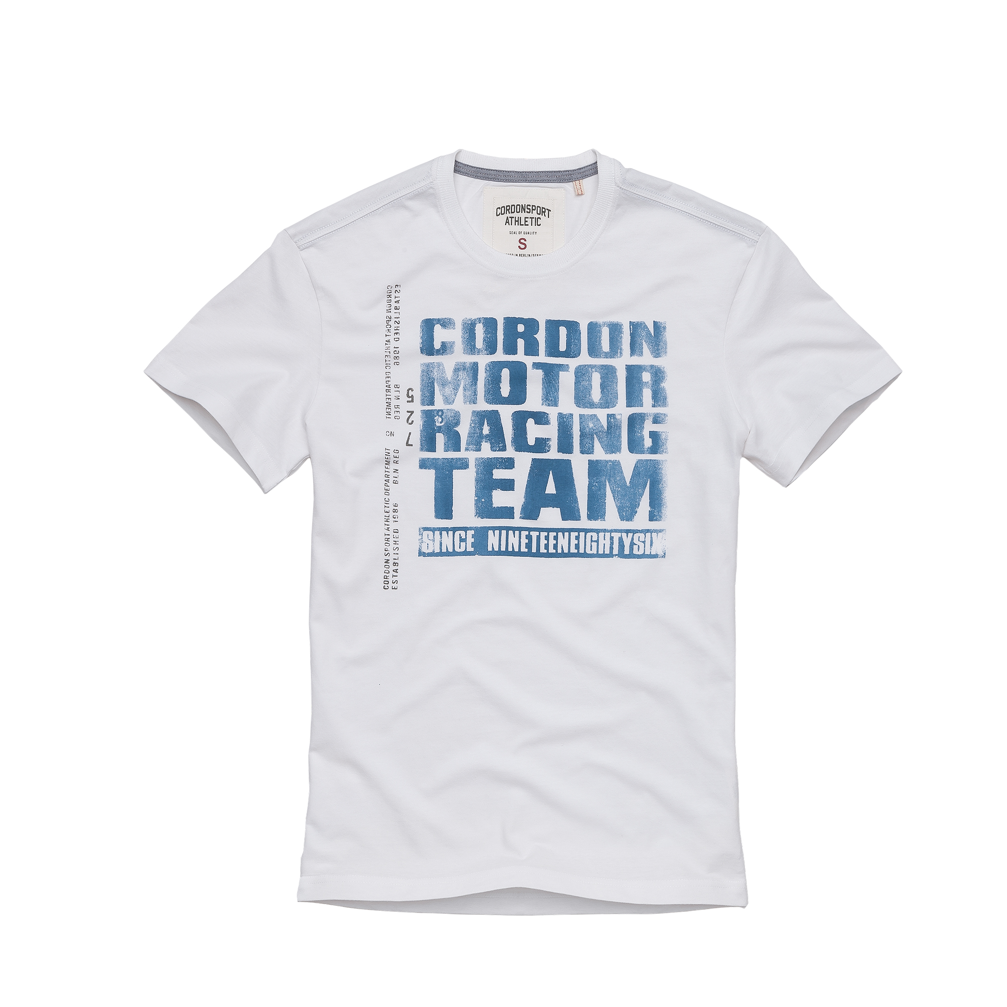 Cordon T-Shirt Racing - Farbe: weiss | Größe: L